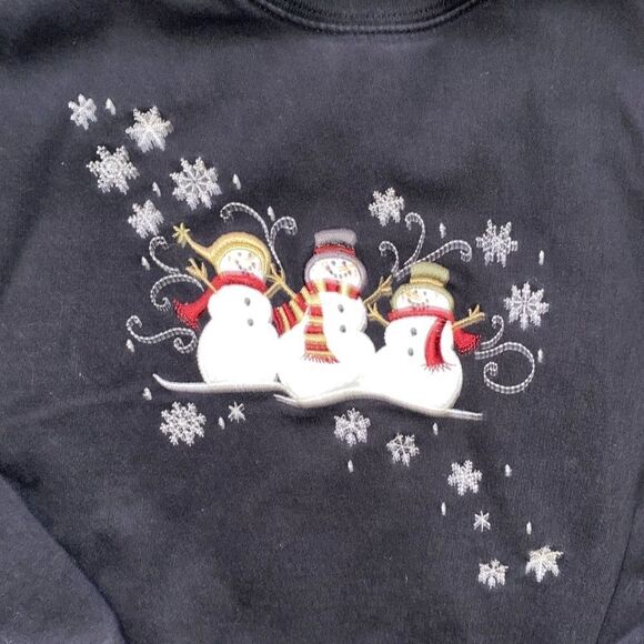 Vintage Snowman Crewneck Sweater Size XL - Picture 2 of 3
